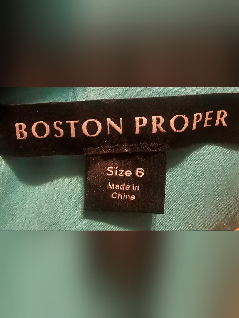 Boston Proper Blue Multi Paisley Print Ruffle High Neck Maxi Dress size 6 - Picture 7 of 11